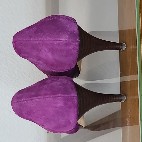 Cole Haan purple suede pumps size 8.5 💜 - Picture 10 of 14